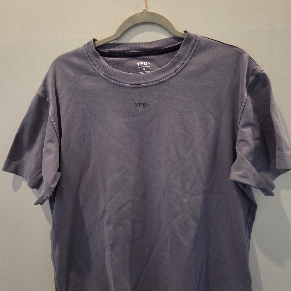 Navy Crewneck Cotton T-Shirt - Men's